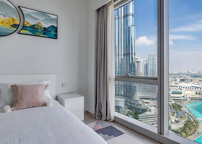 Knokey Burj Khalifa & Fountains View Luxury 2-Bedrooms Apartment